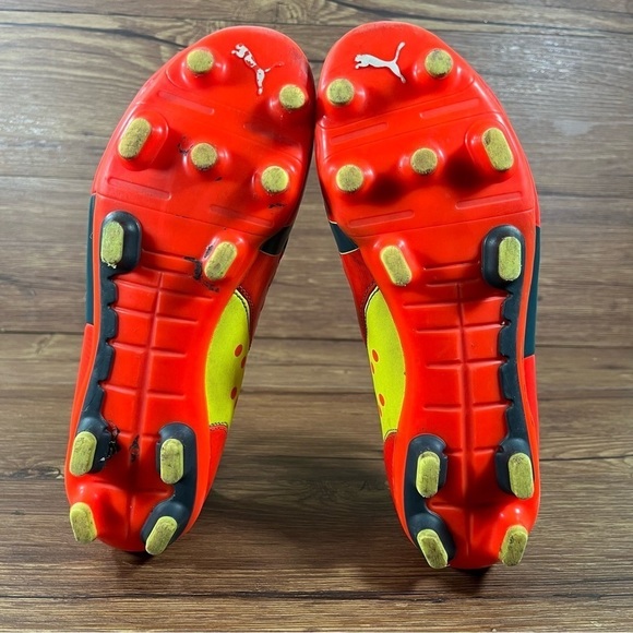 Puma Evo Power 3 Orange Soccer Cleats Men’s Size 7 Athletic Shoes - Picture 8 of 10